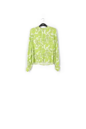 Multicolor floral-print shirt