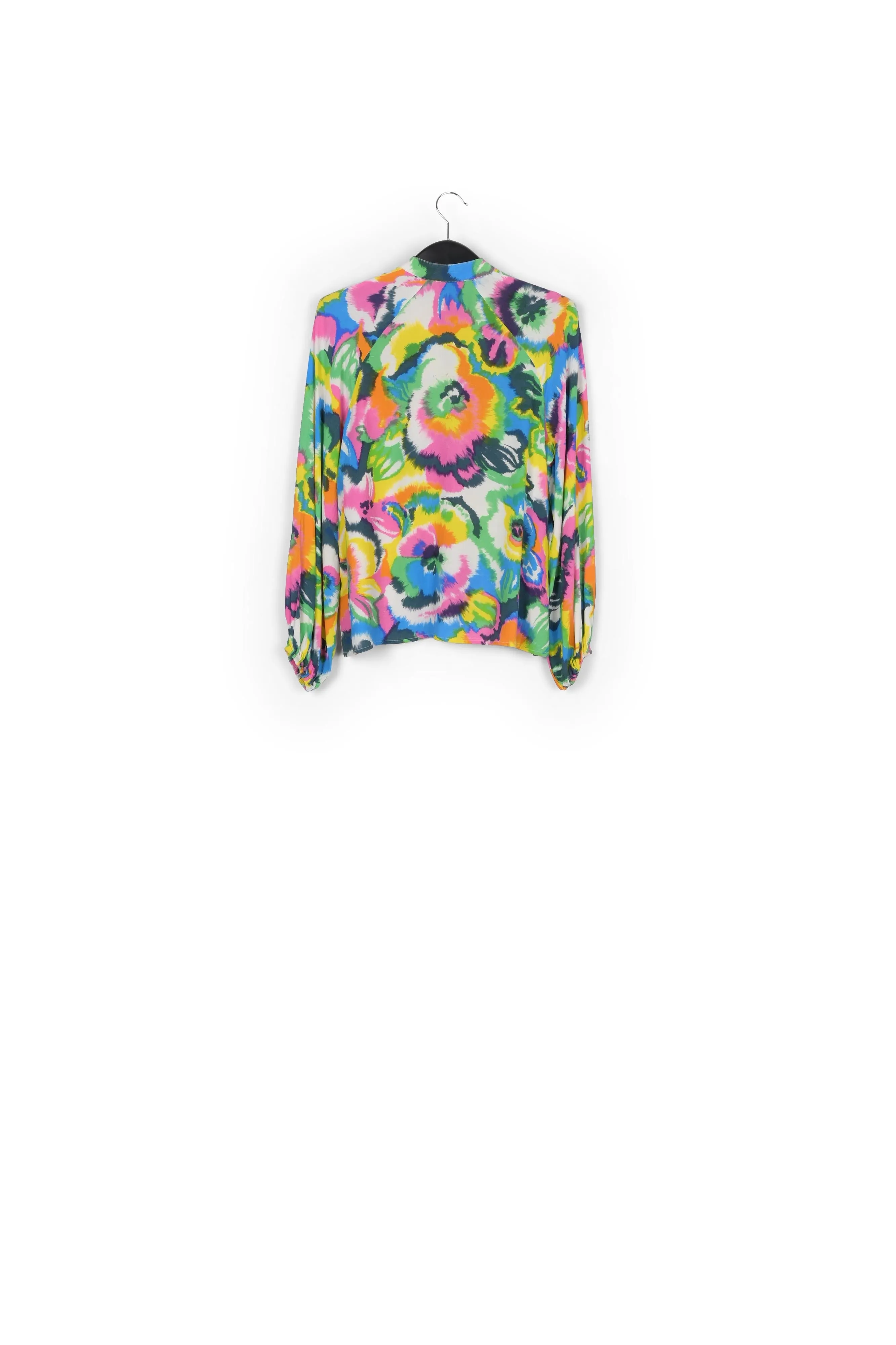 Multicolor floral print shirt
