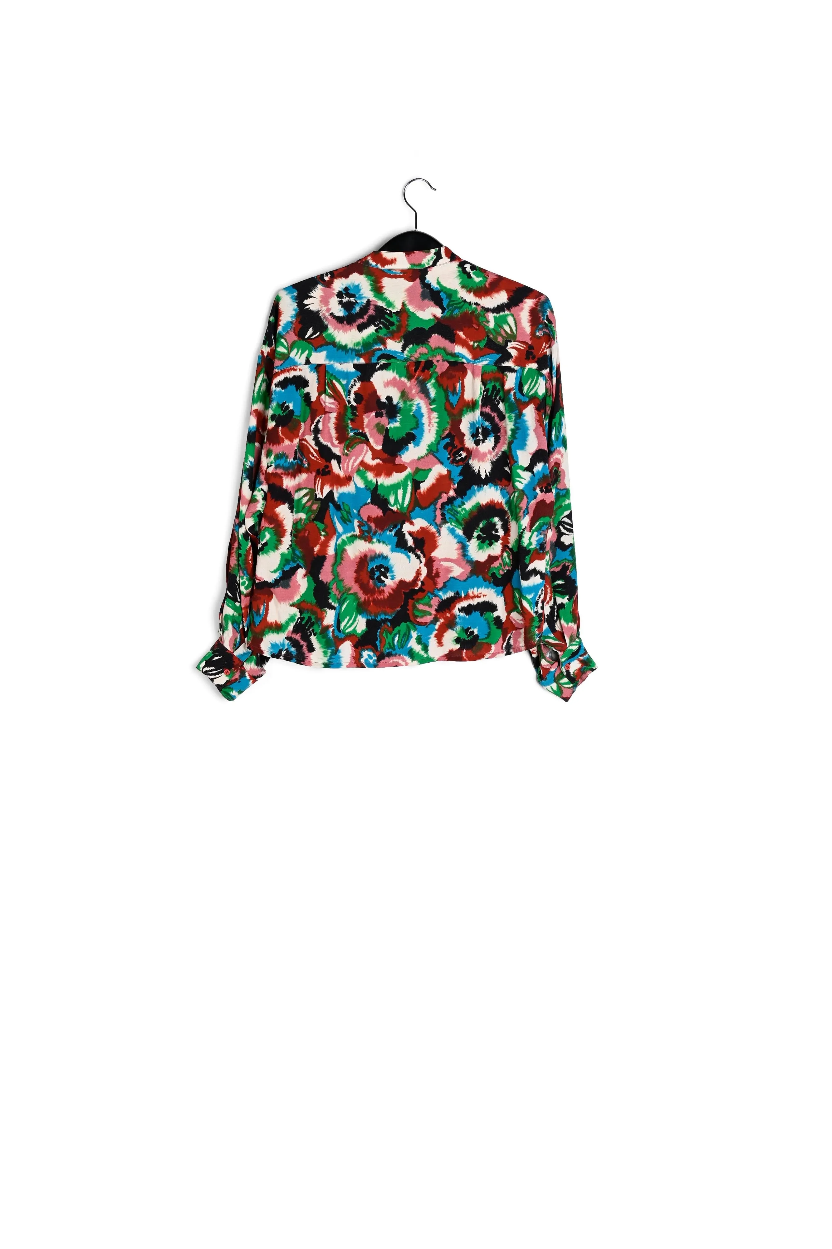 Multicolor floral-print shirt