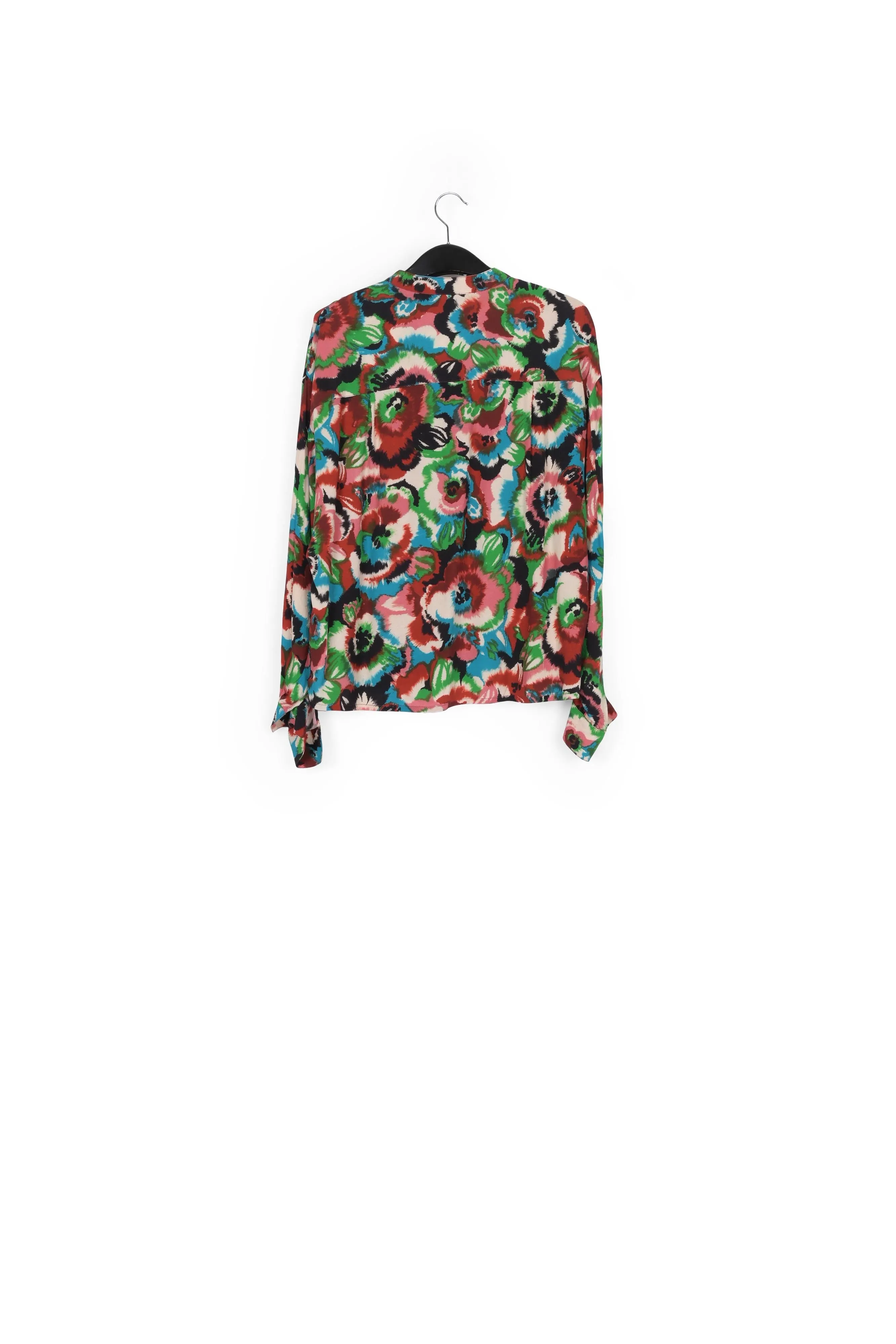 Multicolor floral-print shirt