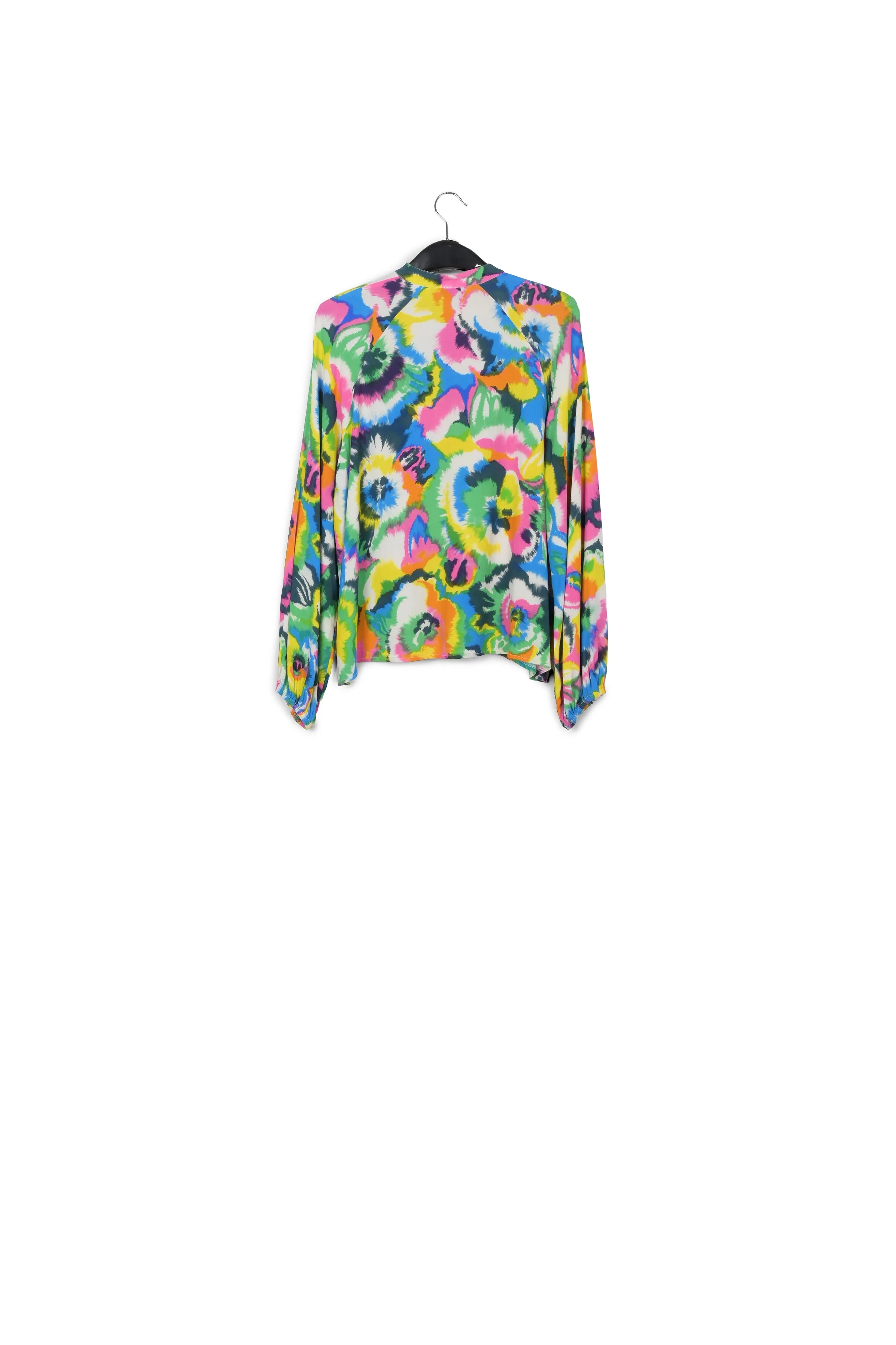 Multicolor floral print shirt
