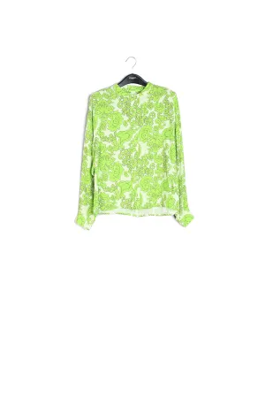 Multicolor floral-print shirt