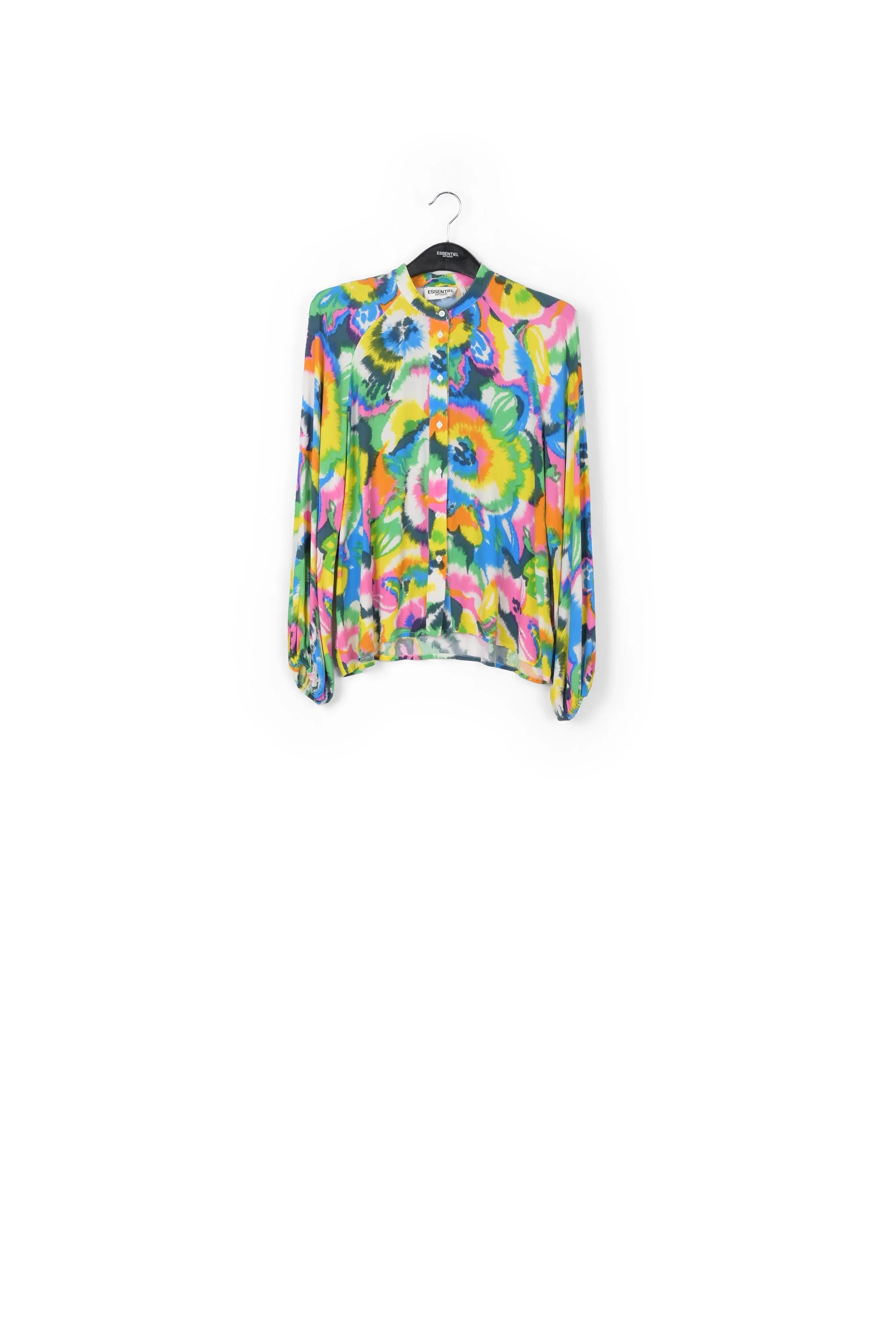 Multicolor floral print shirt