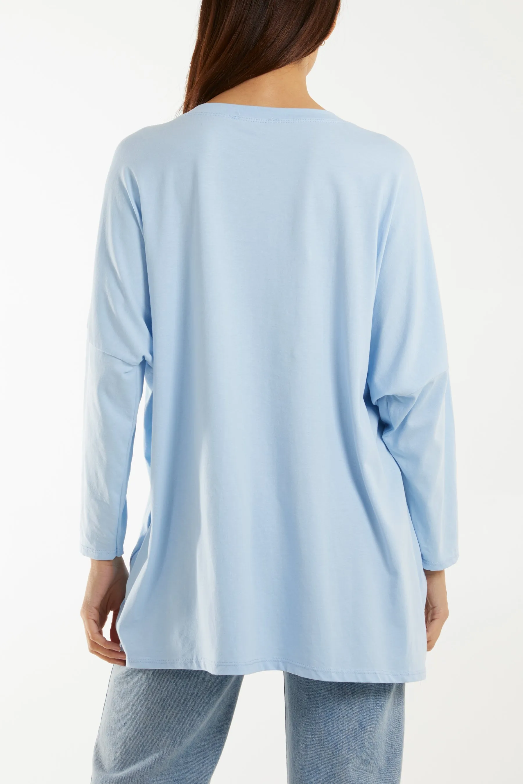 Multicolour Fluffy Daisy Long Sleeve Top