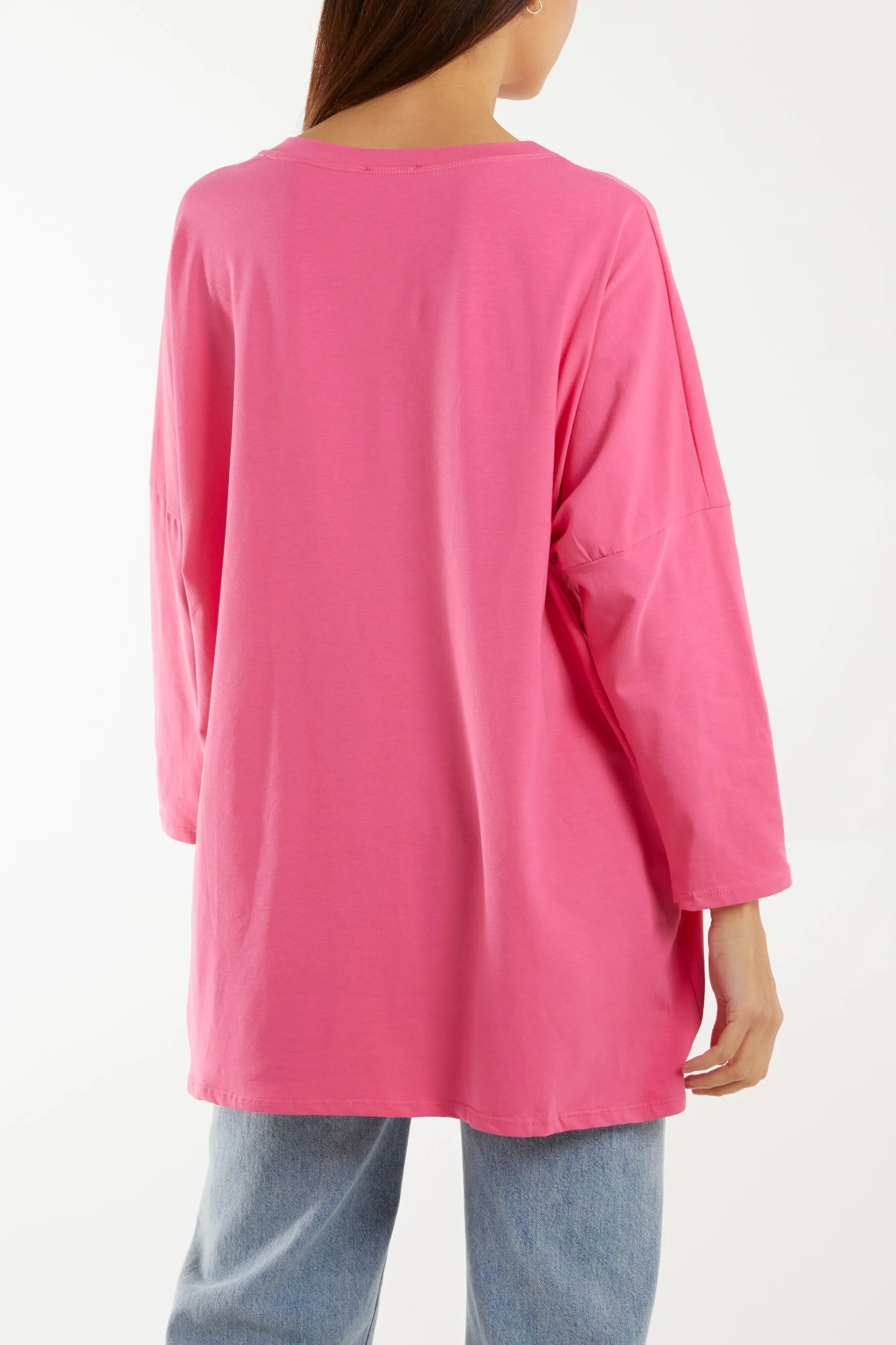 Multicolour Fluffy Daisy Long Sleeve Top