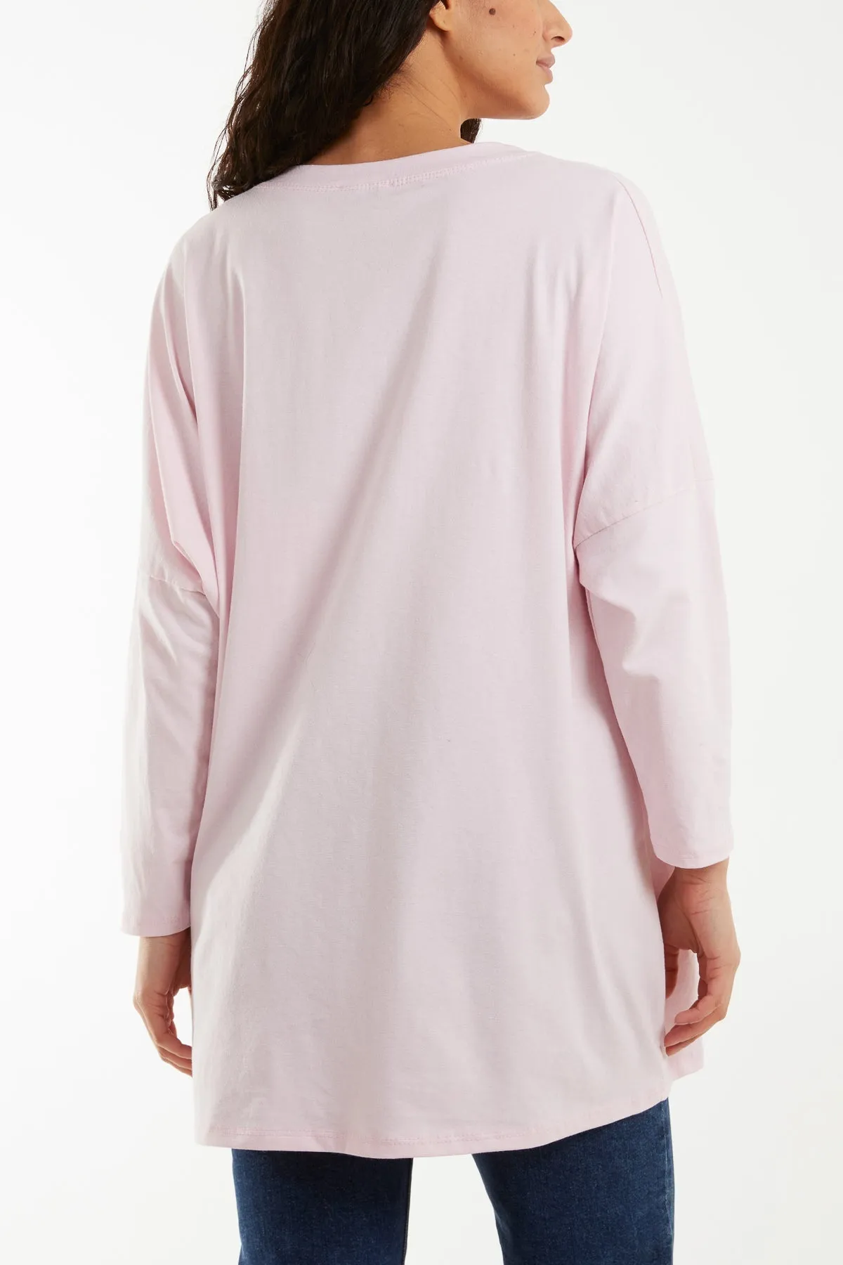 Multicolour Fluffy Daisy Long Sleeve Top