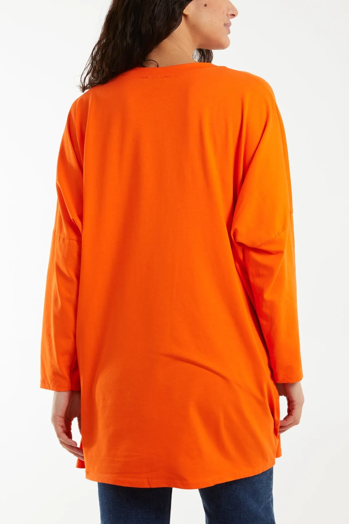 Multicolour Fluffy Daisy Long Sleeve Top