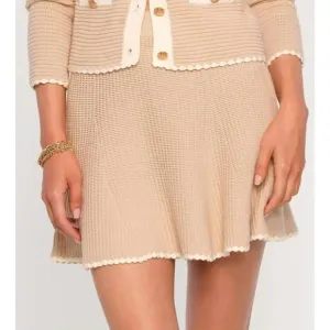 NEW HEARTLOOM makenna sweater skirt in ecru by heartloom in ecru