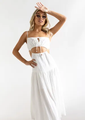 Nia Midi Dress - Off White