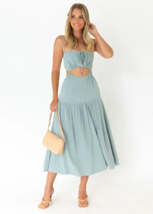 Nia Midi Dress - Sage