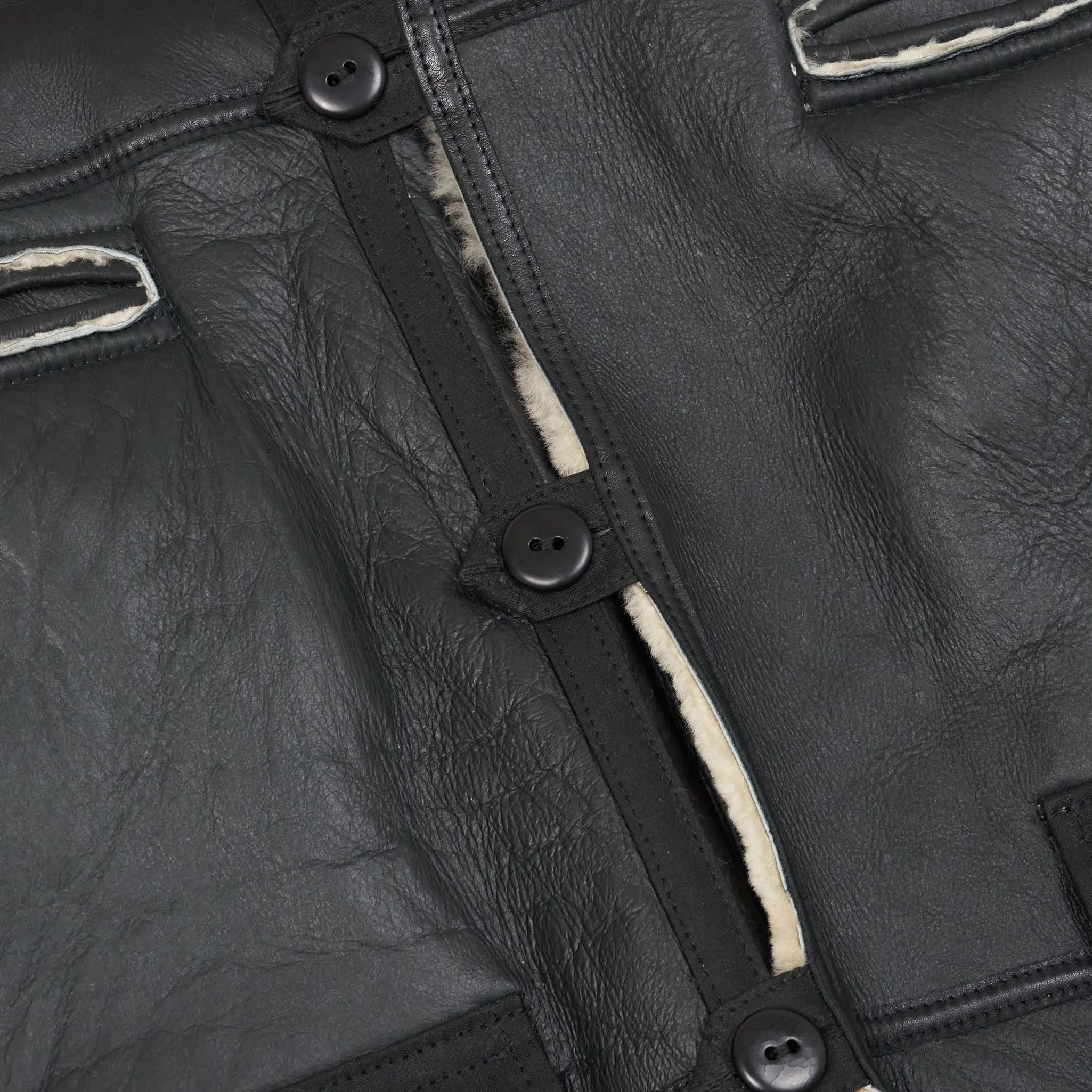 Nigel Cabourn x Aero Leathers Sheepskin Leather Coat