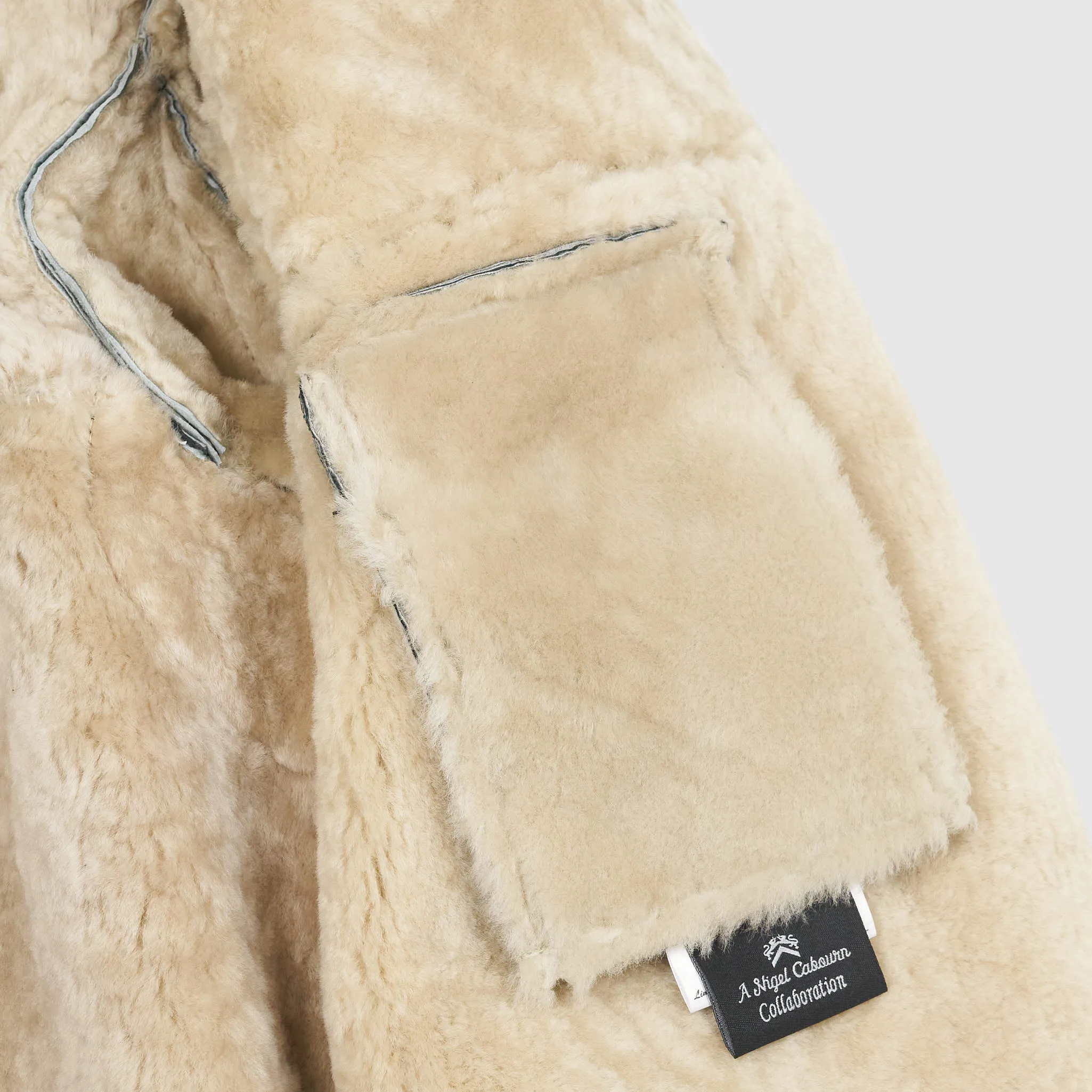 Nigel Cabourn x Aero Leathers Sheepskin Leather Coat