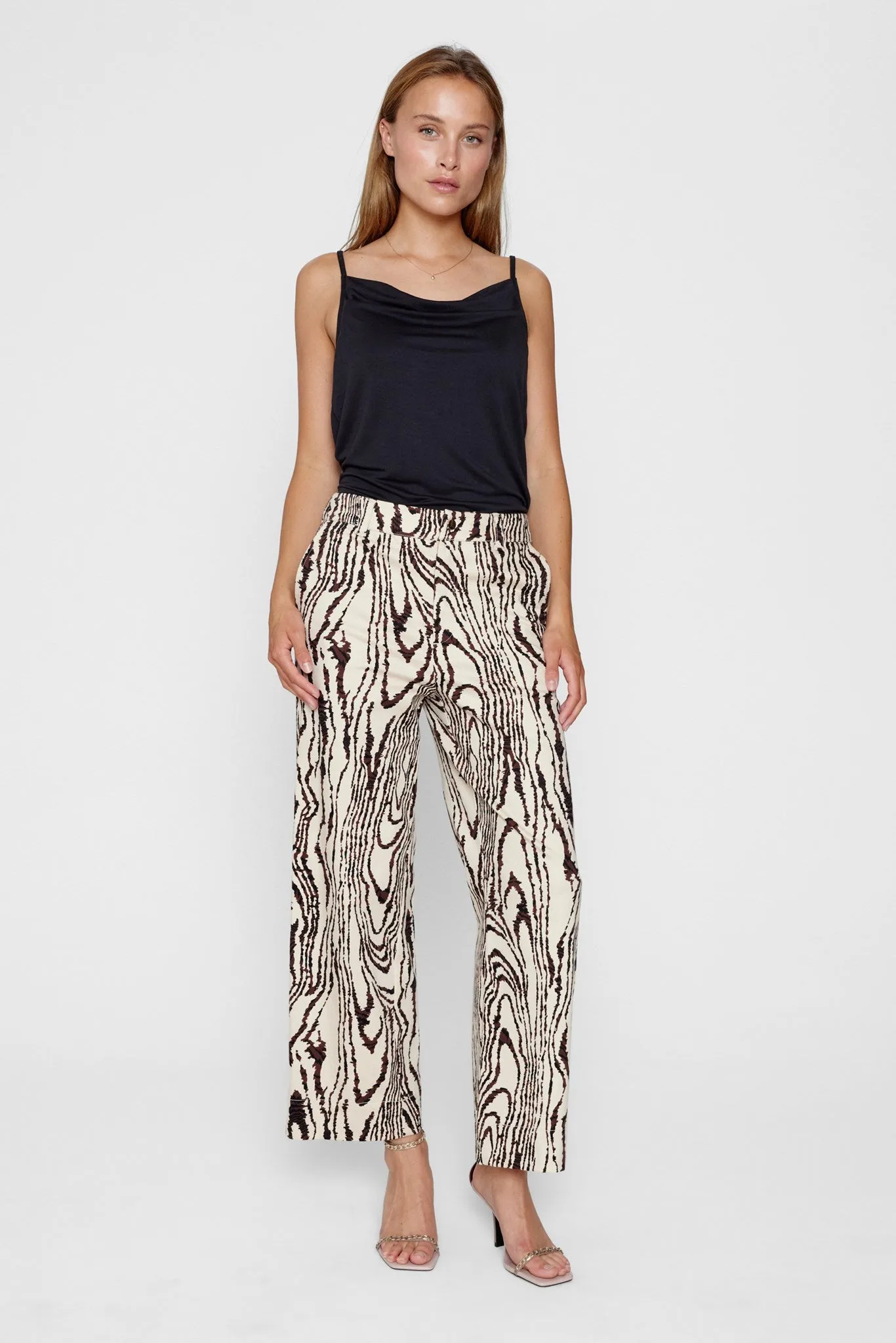 NUROBERTA CROPPED PANTS - Oyster Gray