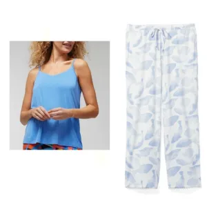 NWT Soma COOL NIGHTS V-Neck Cami &amp; Crop Pants Set