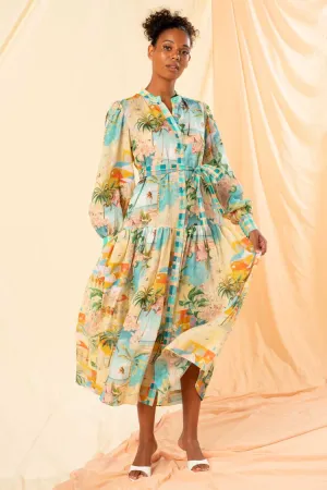Oceana Maxi Shirtdress