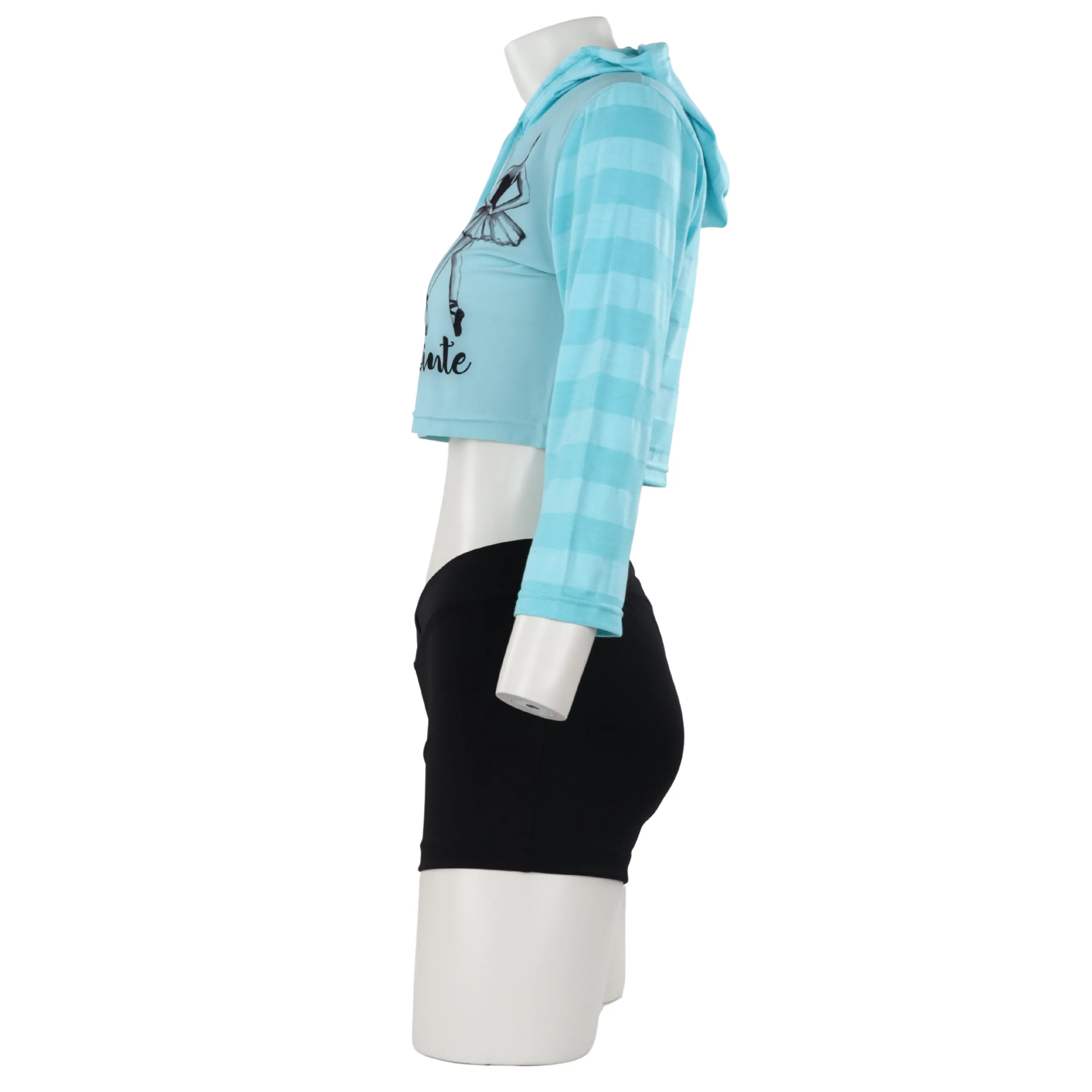 On Pointe Cropped Hoodie Child