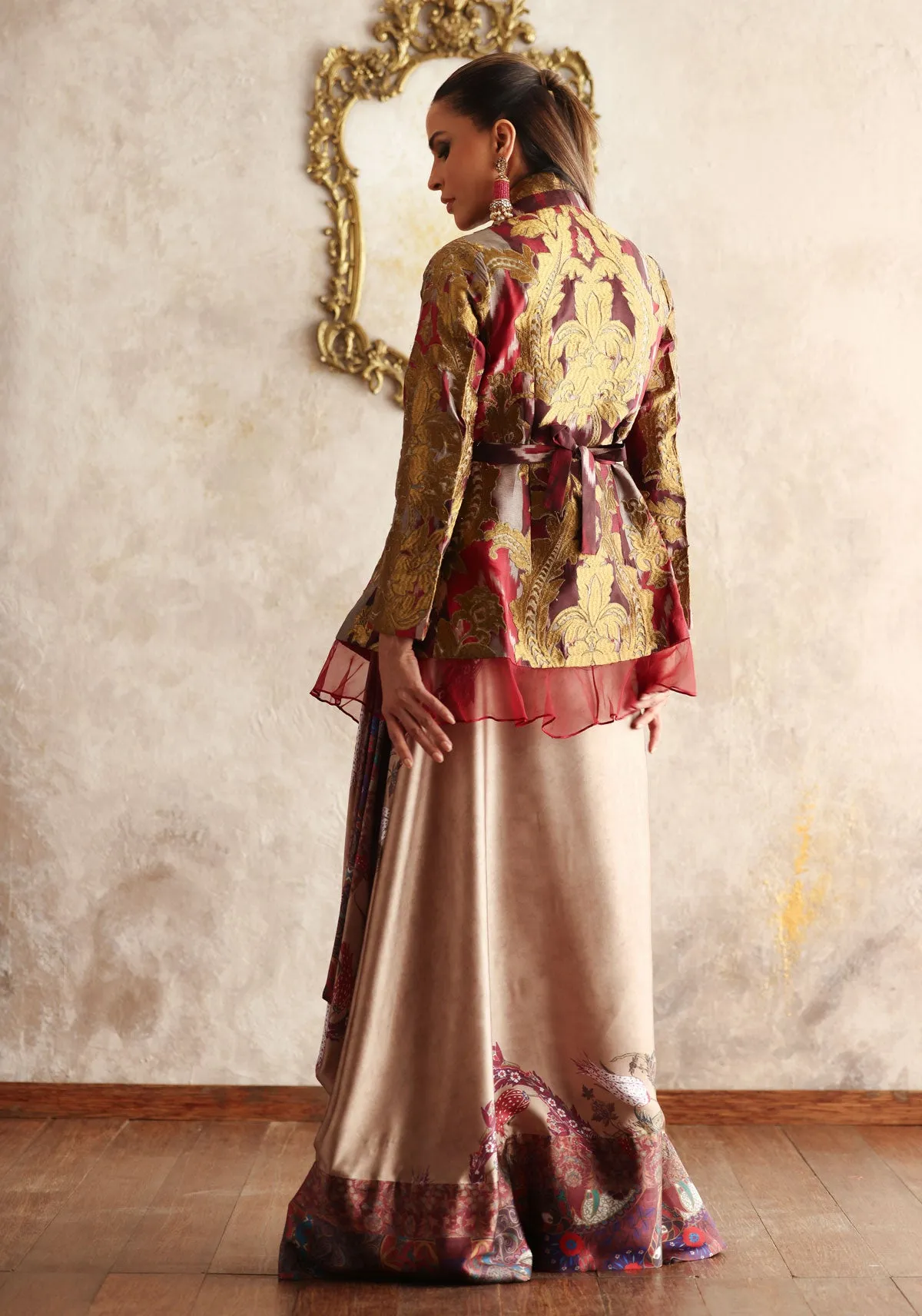Ottoman-inspired Jacket with Bellbottom