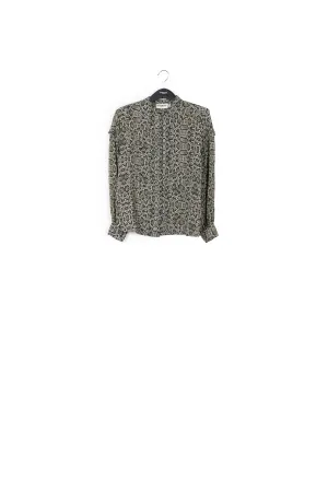 Oversized frilled shirt