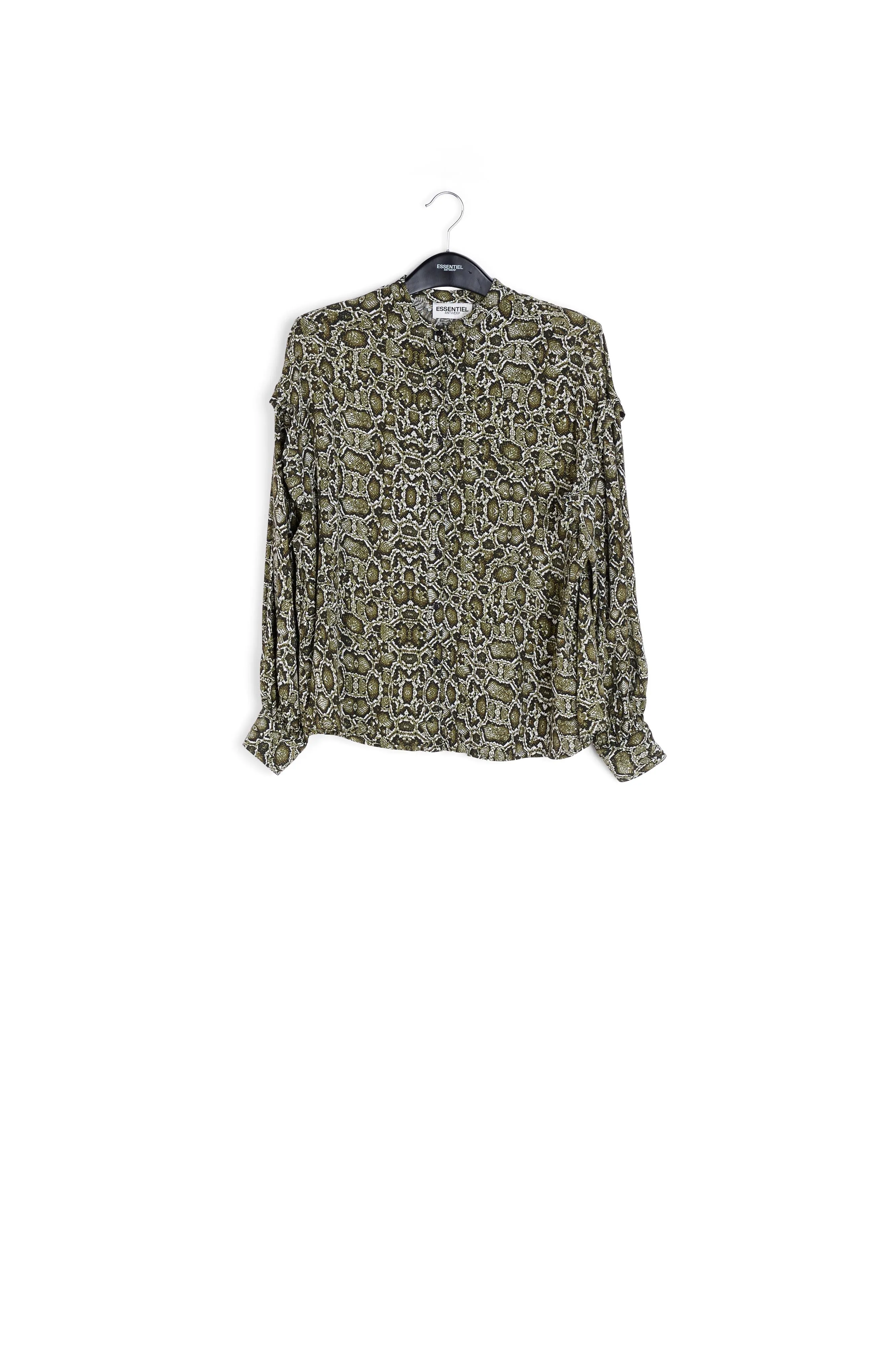 Oversized frilled shirt
