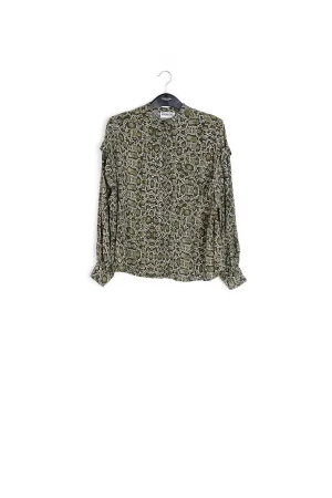 Oversized frilled shirt