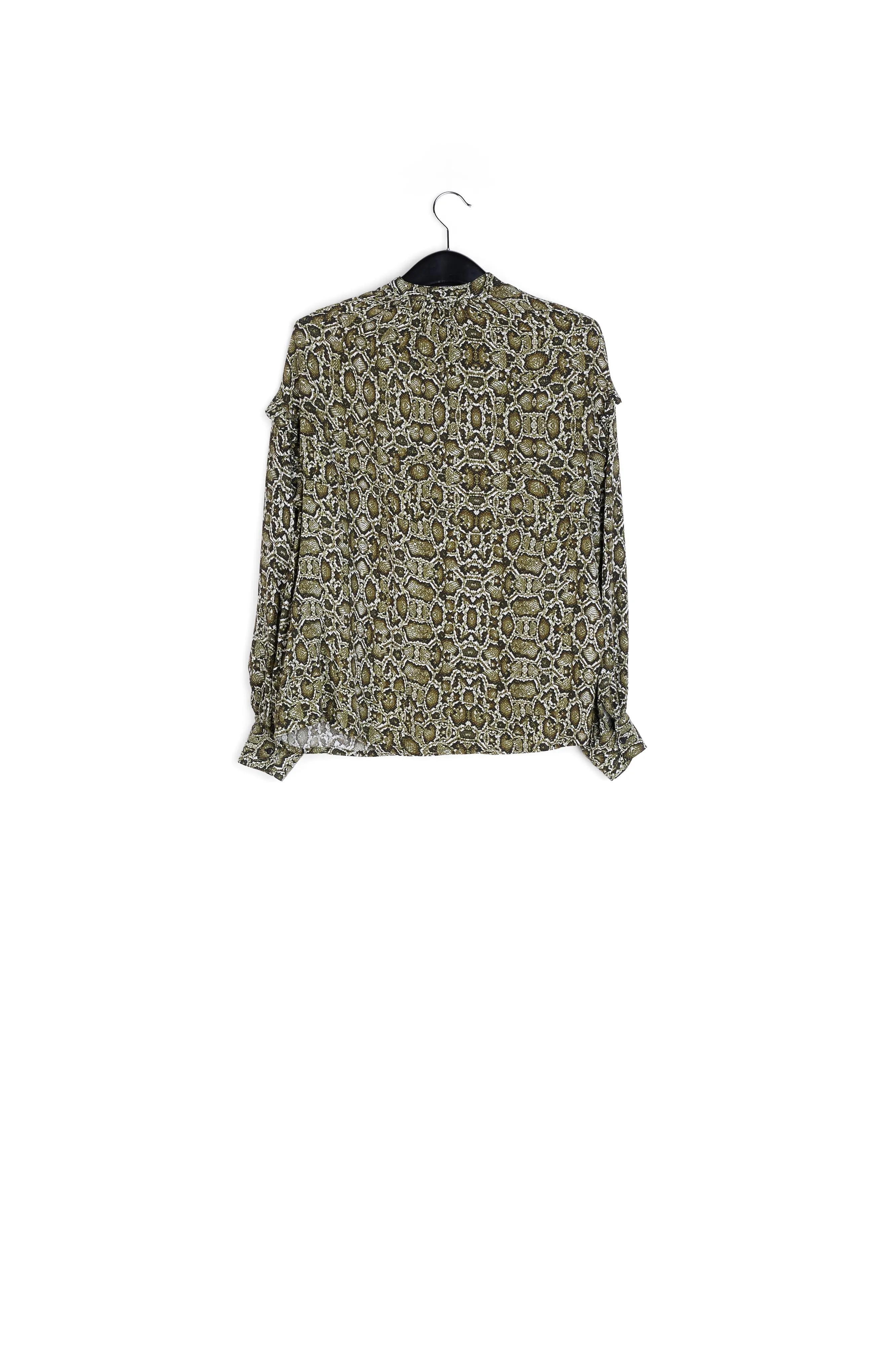 Oversized frilled shirt
