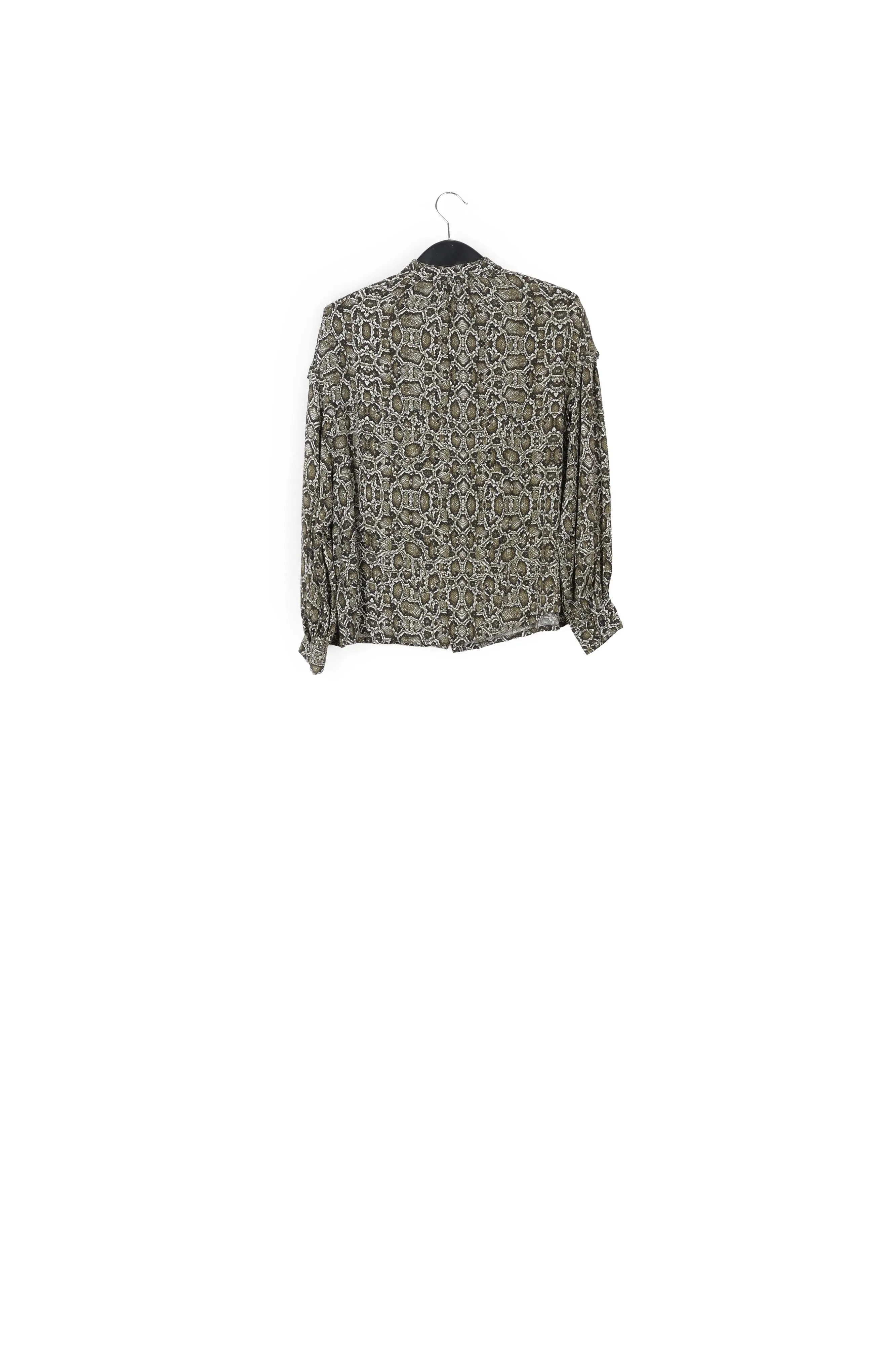 Oversized frilled shirt