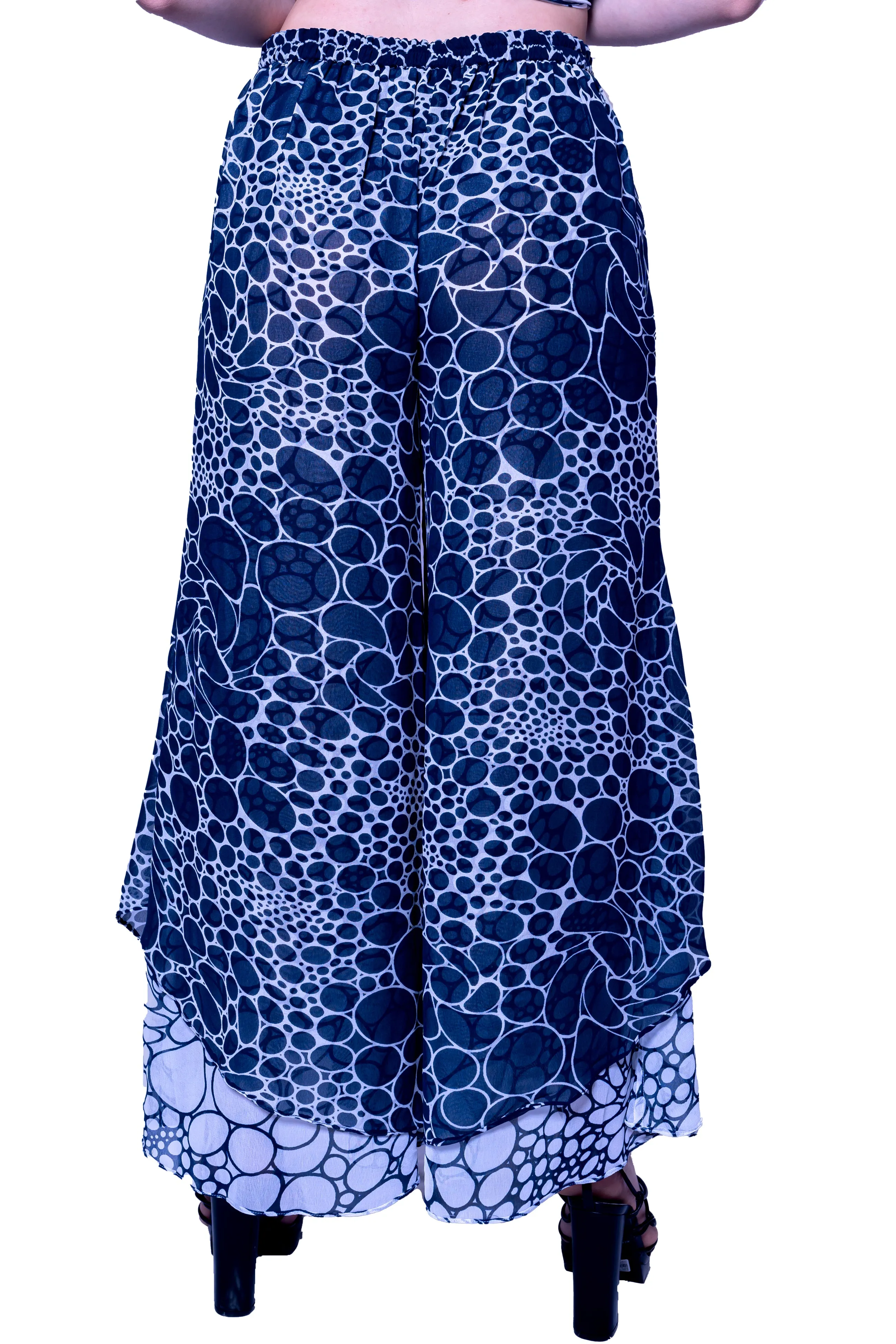 P 2859 Bubble Reversible Palazzo Pant