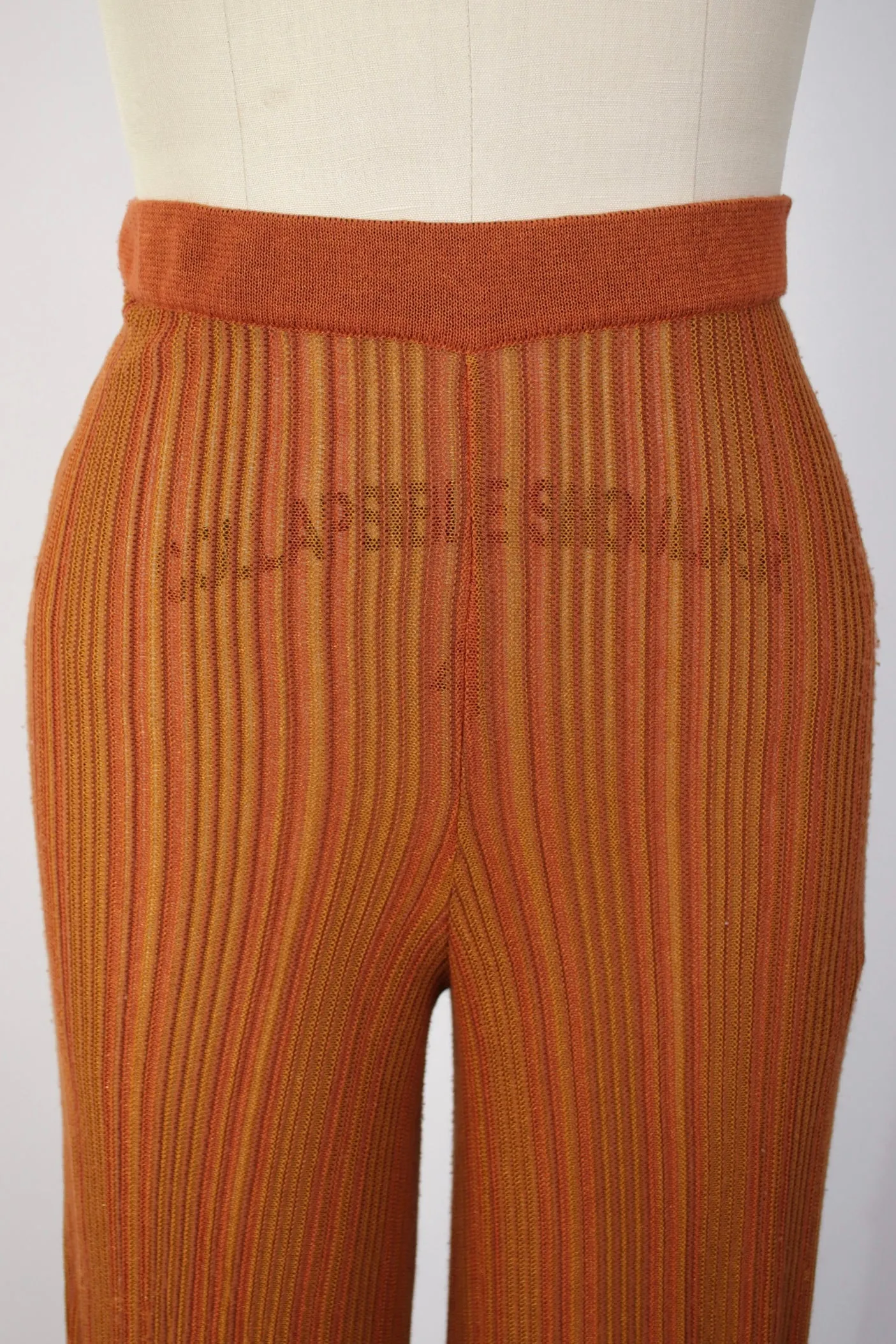 Paloma Wool Pumpkin Spice Striped Pant Set