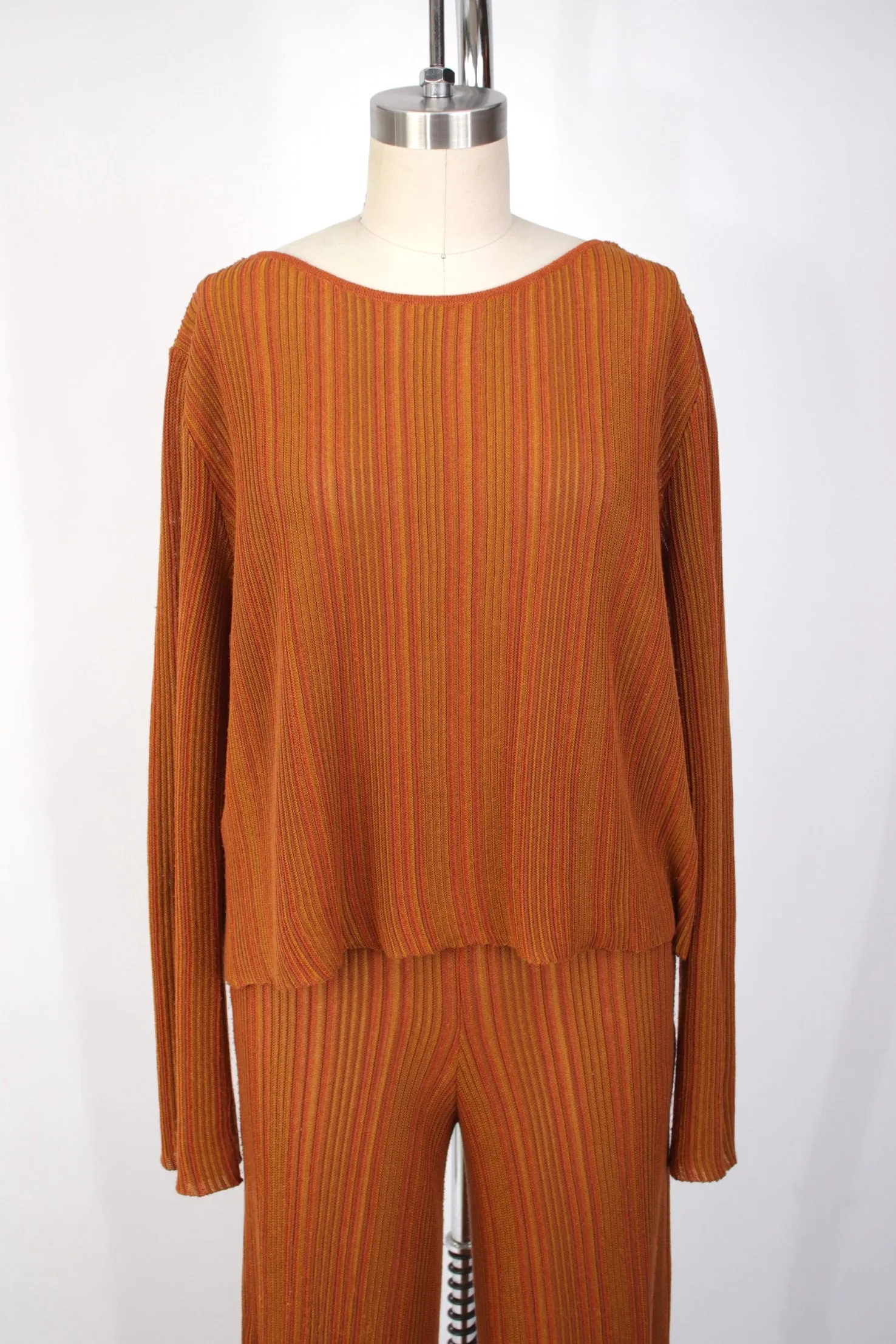 Paloma Wool Pumpkin Spice Striped Pant Set