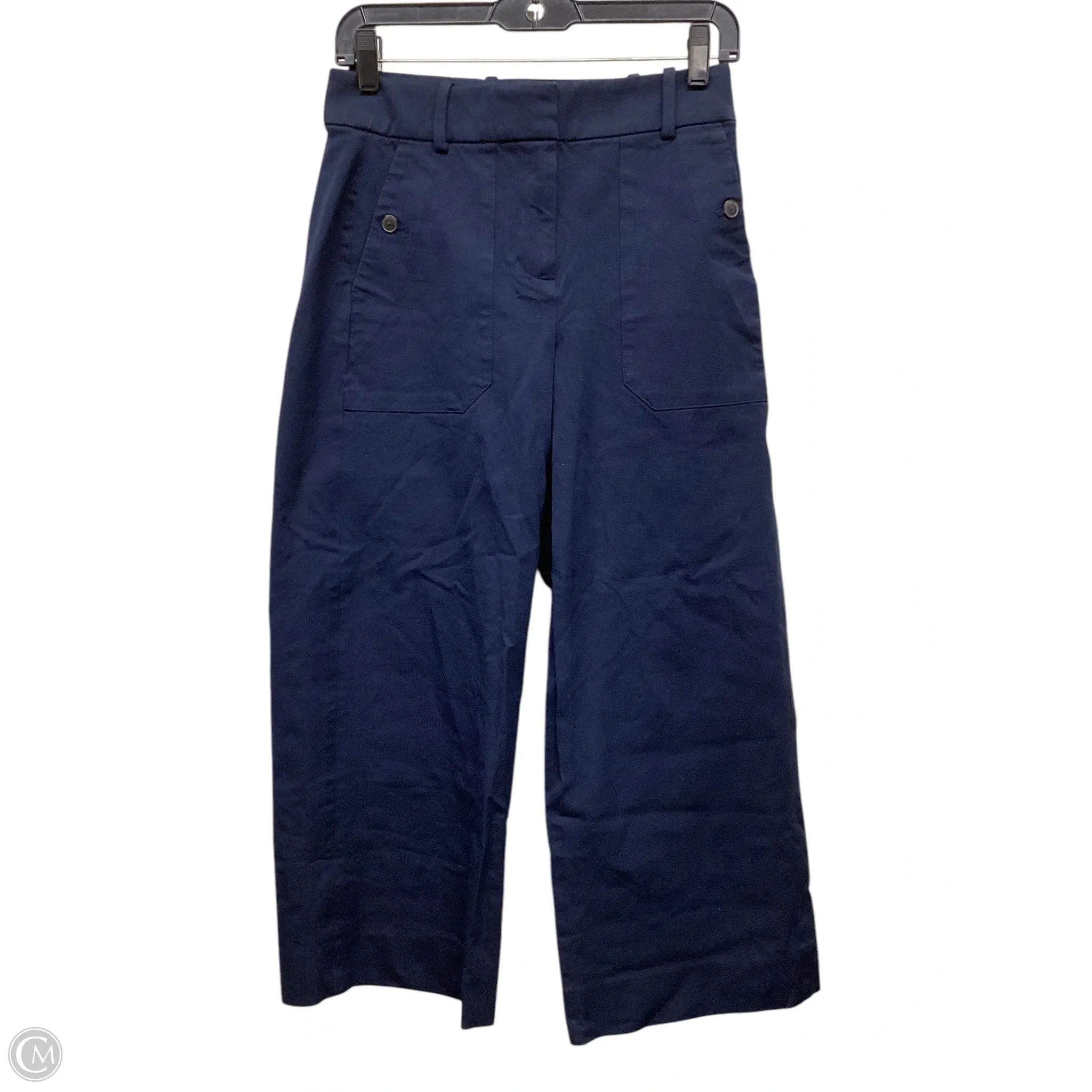 Pants Cropped By J. Crew In Navy, Size: 2