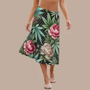 PEONY & POT MIDI SKIRT