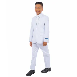Perry Ellis Boy's 5pc Solid Suit