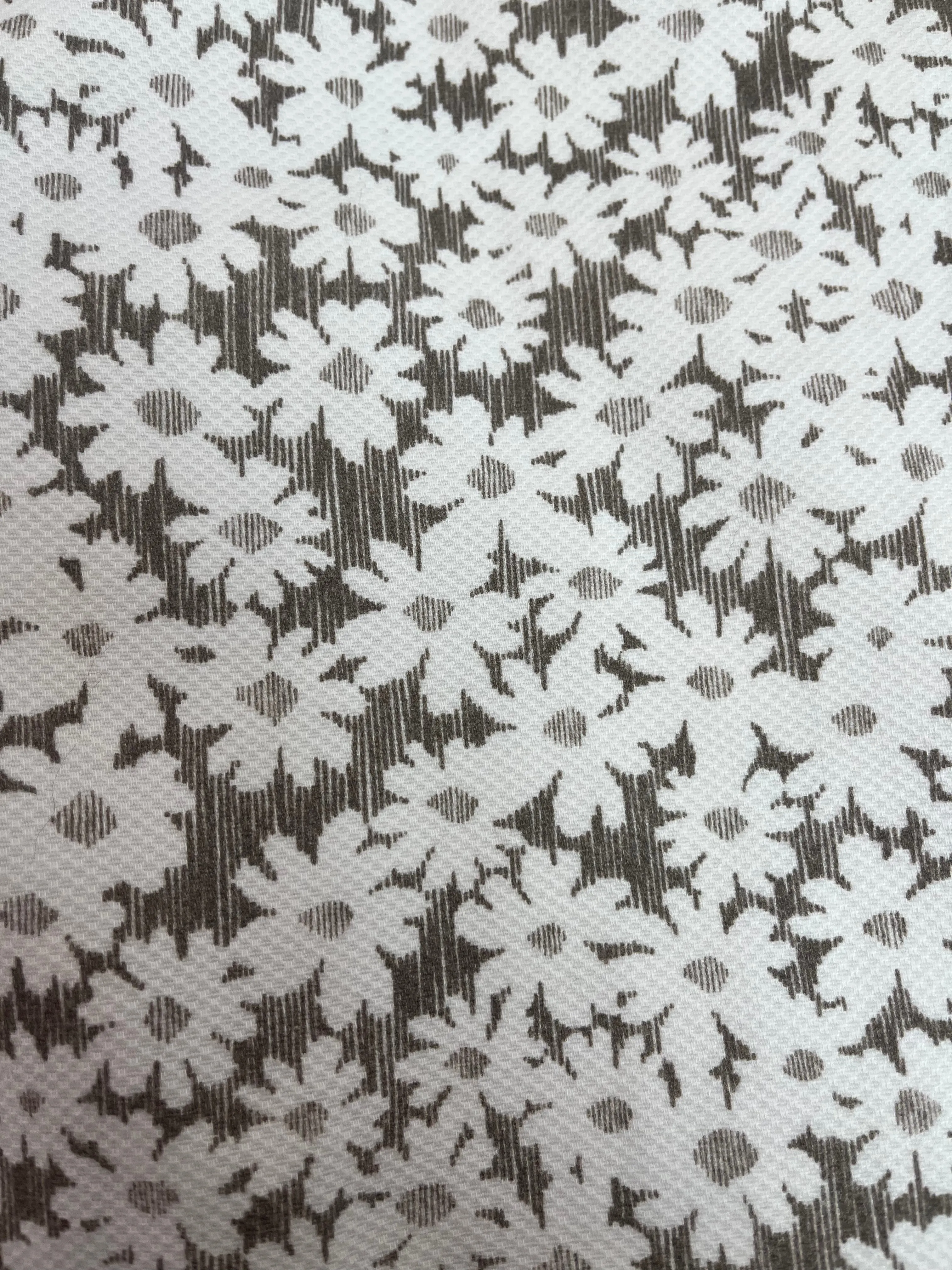 Peserico Sign -- Grey Creme Floral Print Crop Pants -- 48 / US Medium