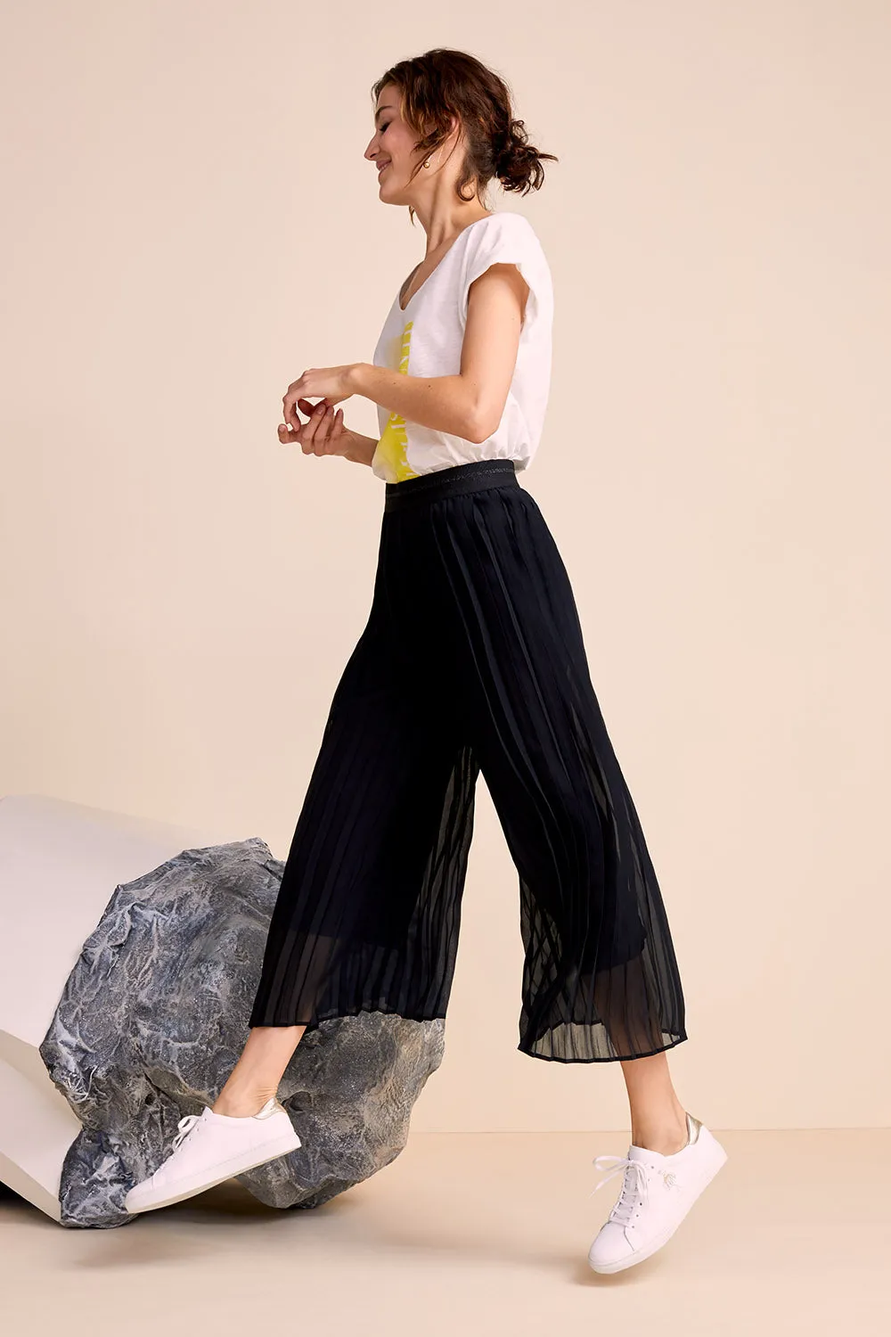 PHEDRE – Pantalon fluide plissé