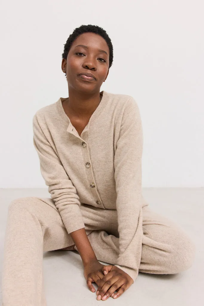Pilva W, Cashmere Pants - Sand Flour.