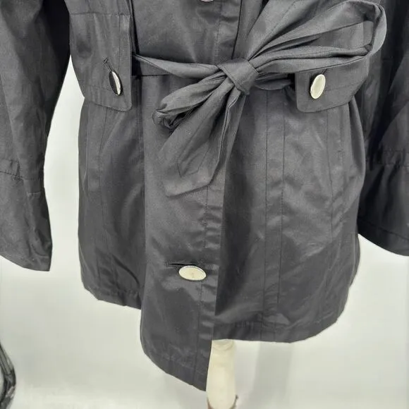 Platinum Utex Belted Midi Coat L Winter Outerwear Animal Print City Explorer