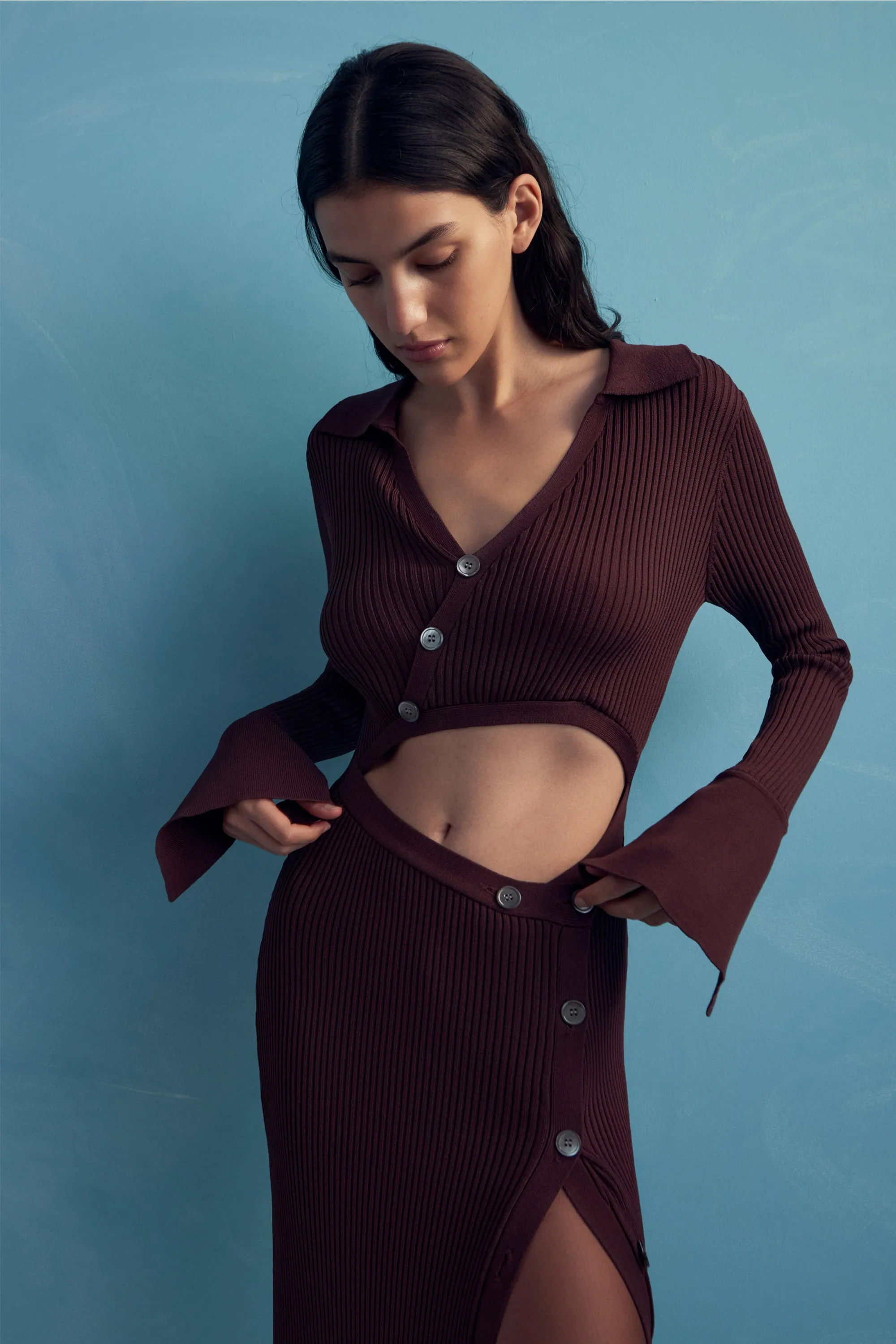 POPPY KNIT MIDI DRESS