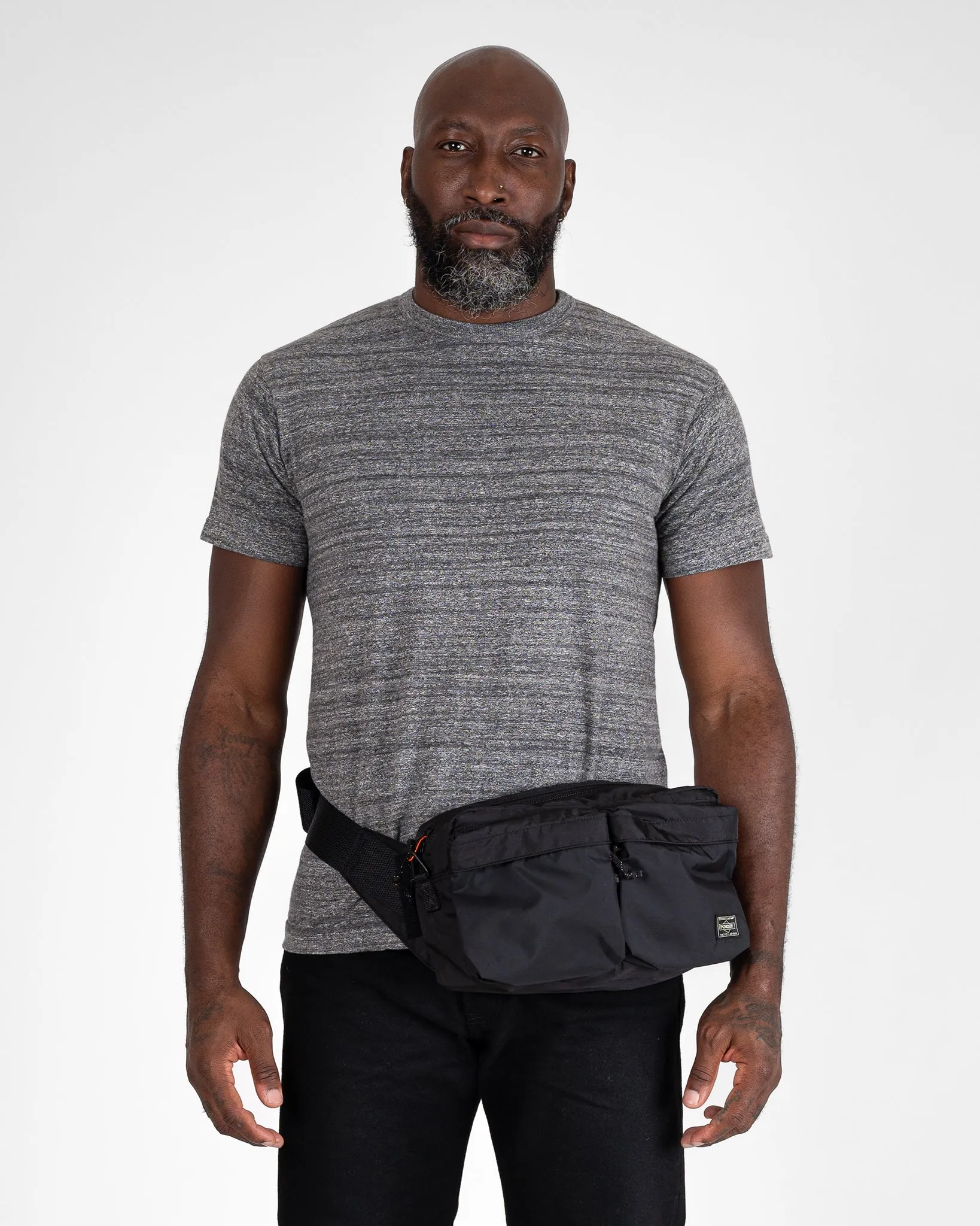 Porter - Yoshida & Co. - Force 2Way Waist Bag - Black