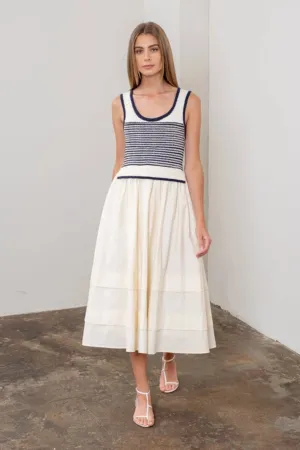 Portland Mix Media Dress