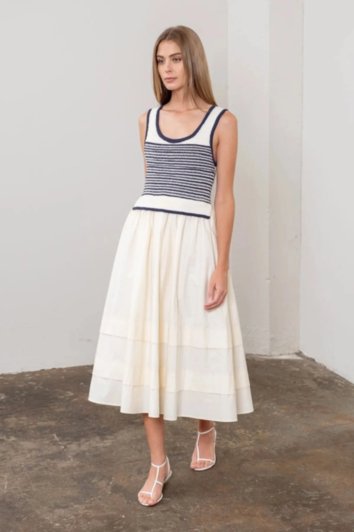 Portland Mix Media Dress