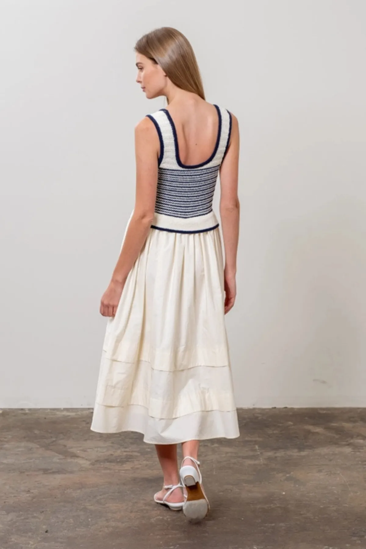 Portland Mix Media Dress