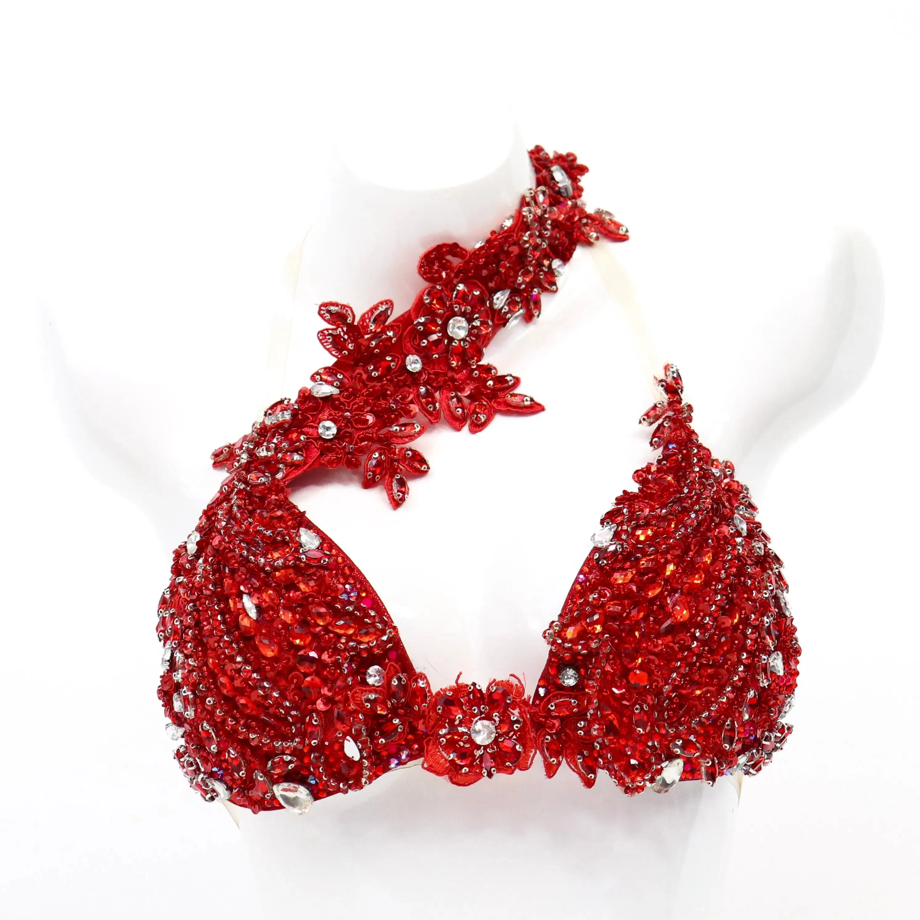 Pre Owned: Red Sparkle Your Couture. Medium Molded/Pro.