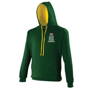 Proud to Have Served in The Royal Green Jackets Embroidered Contrast Hoodie