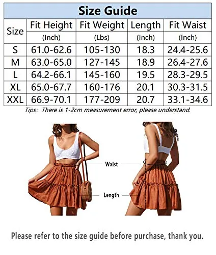 "Floral Flared Short Skirt"