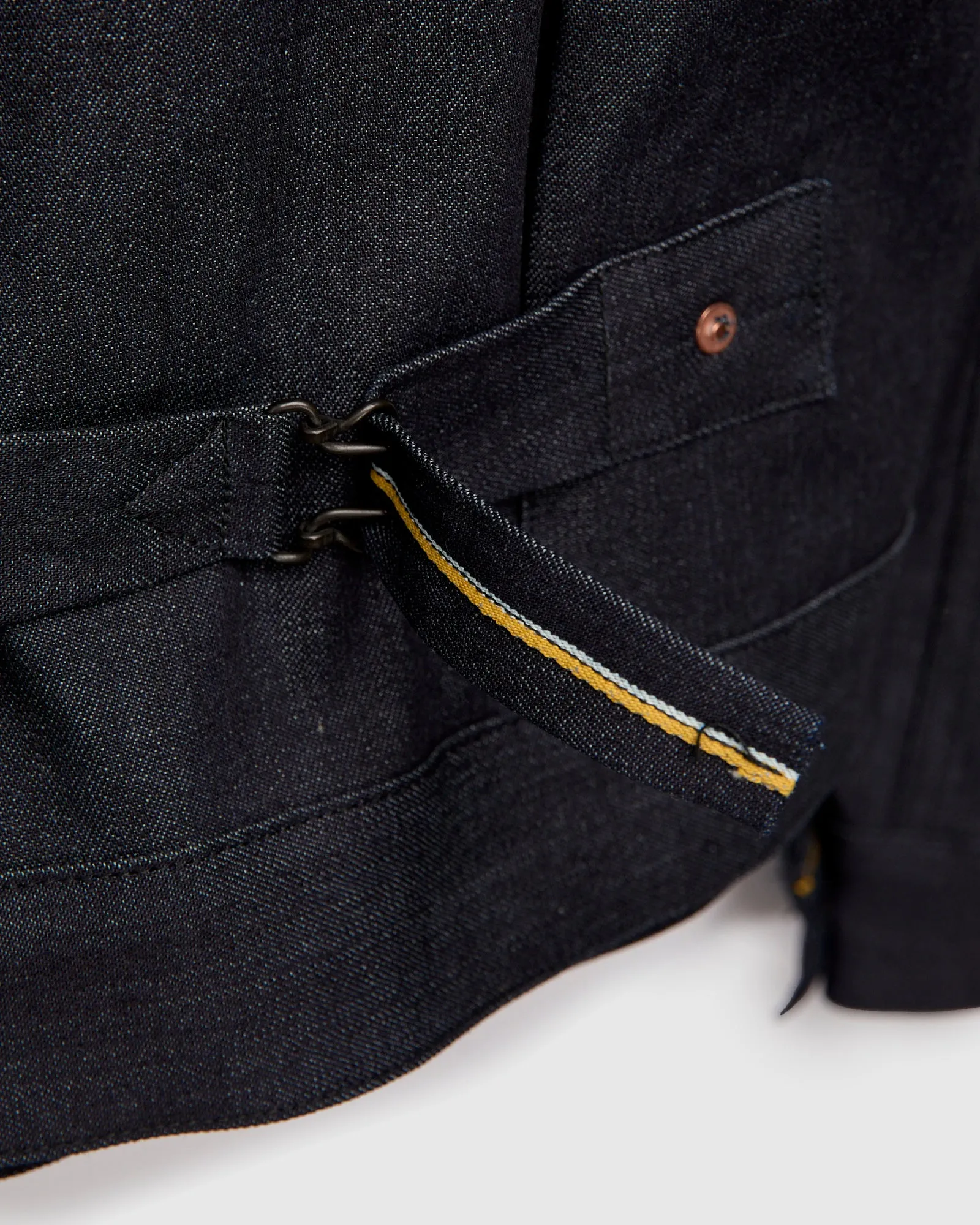 "Mojave" Ranch Blouse in 10oz Kaihara Denim