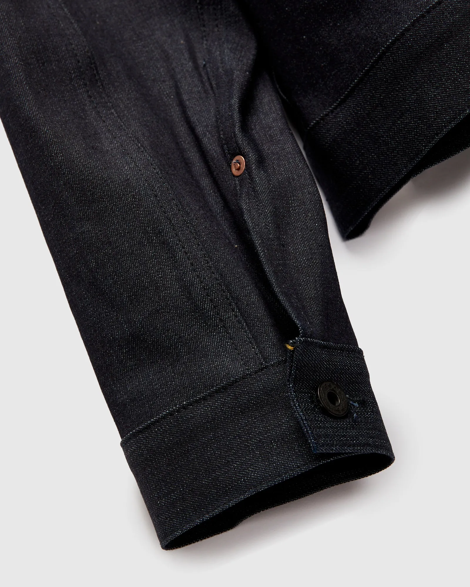 "Mojave" Ranch Blouse in 10oz Kaihara Denim