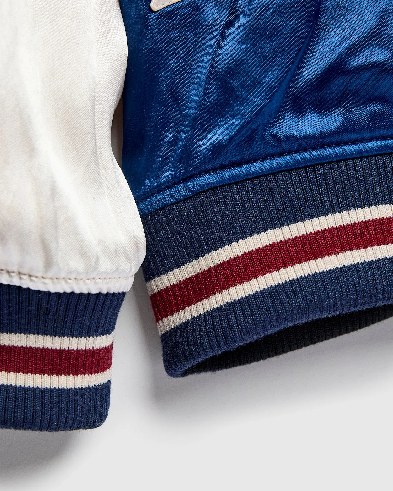 "Yoshino" Reversible Sukajan Souvenir Jacket in Black/Blue