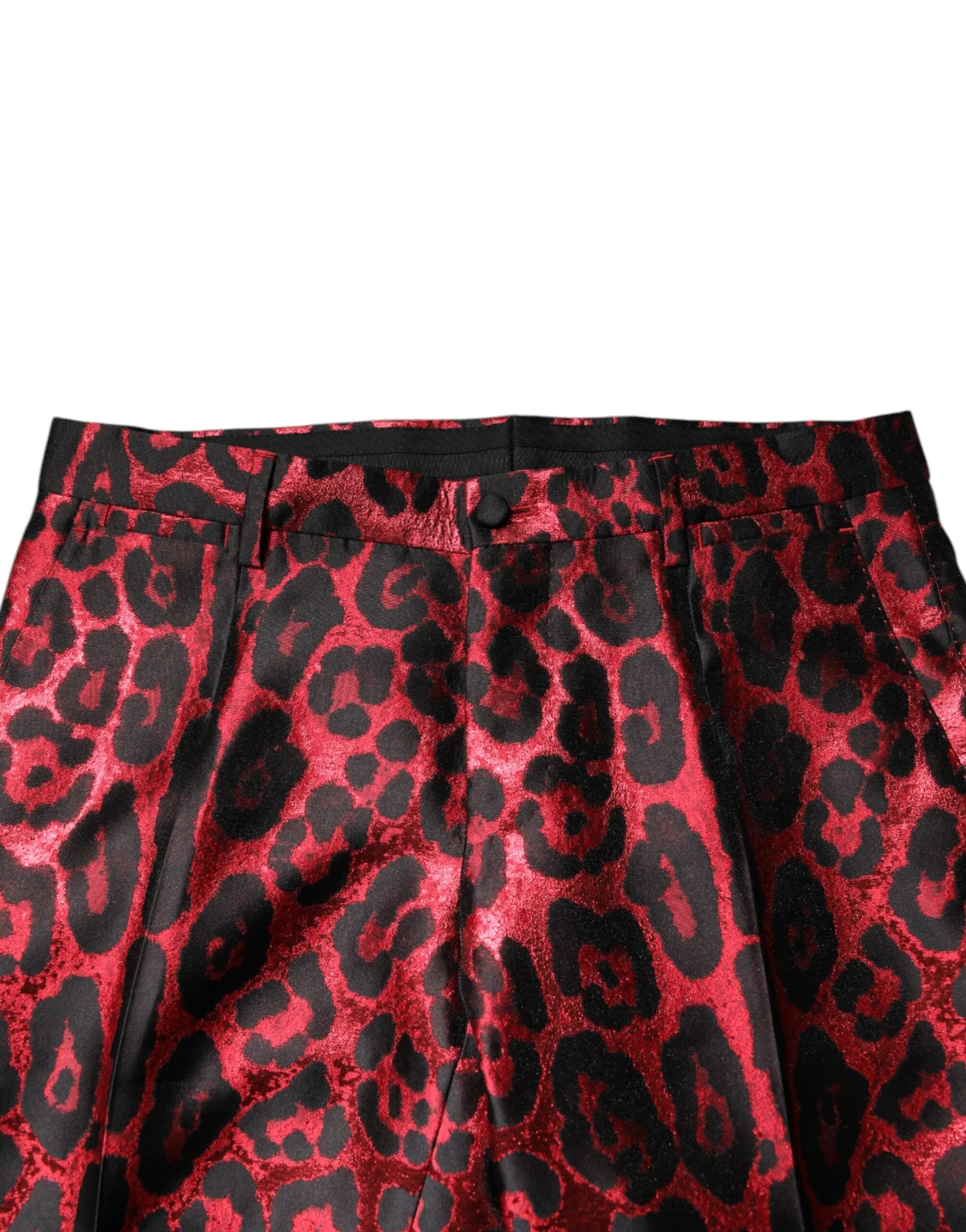 Red Leopard Double Breasted 2 Piece Suit