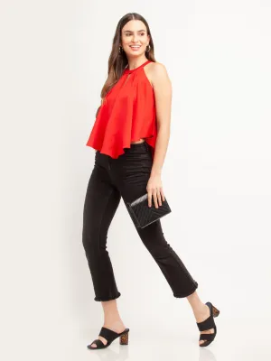Red Solid Top