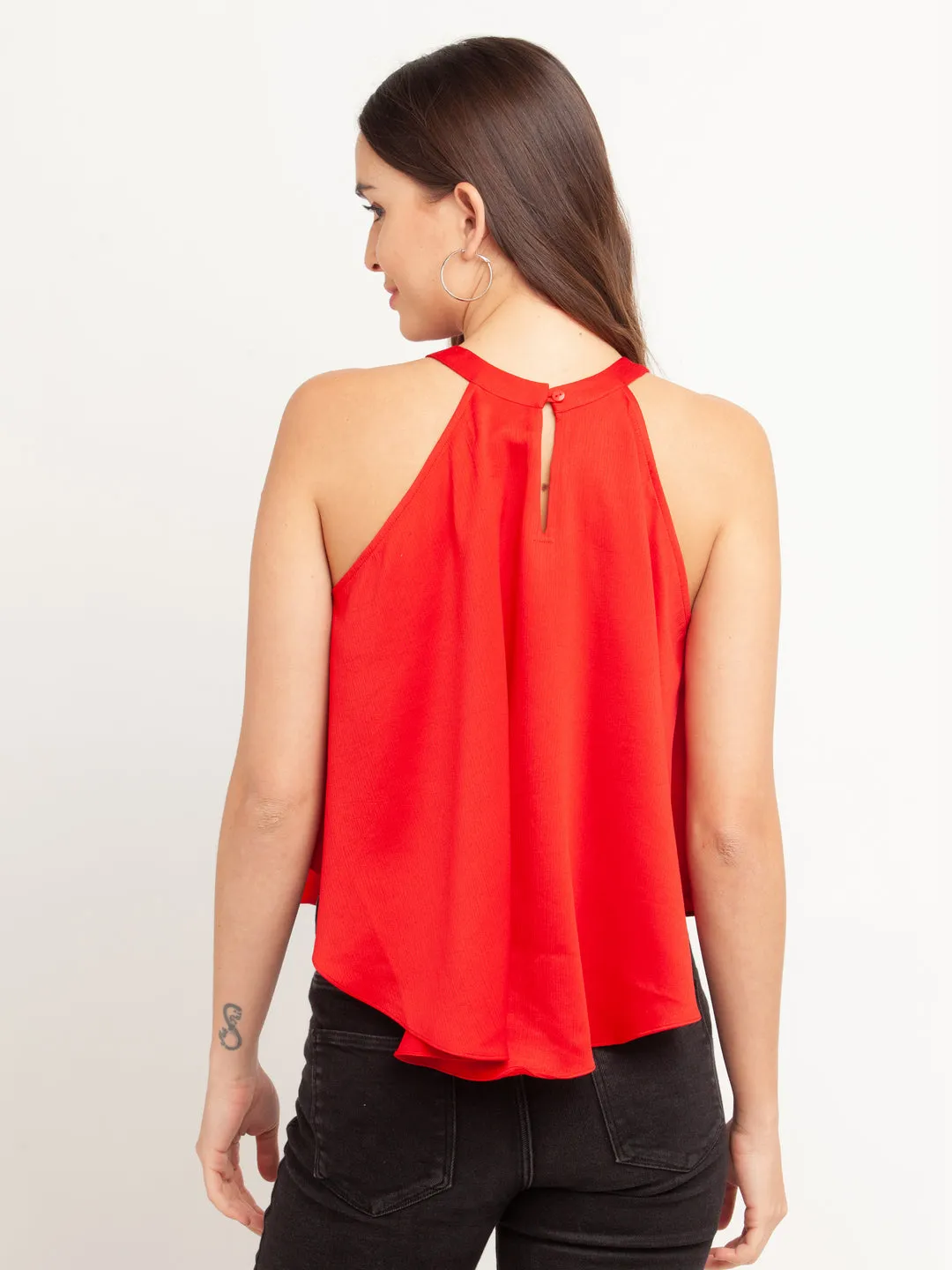 Red Solid Top